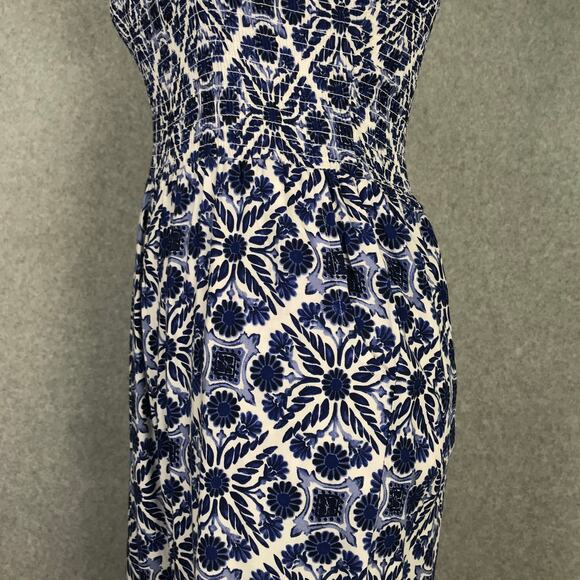 Patrons of Peace Jumpsuit‎ XS Halter Wide Leg Smocked Pockets Feminine Resort ** - Picture 7 of 11